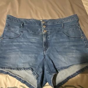 High waisted shorts